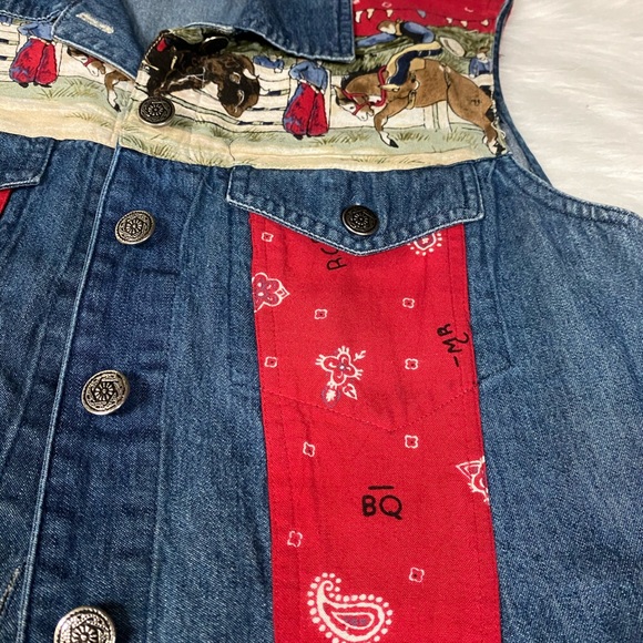 Cowgirl Western Jean Jacket Small - Picture 6 of 7